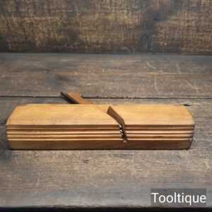 Crisp Vintage Buck & Ryan Complex Beech Moulding Plane - Good Condition