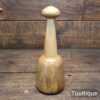 Vintage Lignum Vitae Woodcarving Mallet with Ashwood Handle