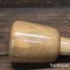 Vintage Lignum Vitae Woodcarving Mallet with Ashwood Handle