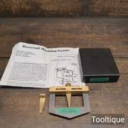 Scarce Vintage Boxed Collett Engineering Dovetail Marking Gauge Complete