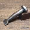 Vintage Cobblers Leatherworking Cast Steel Palm Closers Hammer - Refurbished