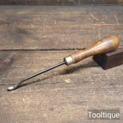Vintage Marples Shamrock ¼” Wide Wood Carving Spoon Gouge Chisel - Sharpened