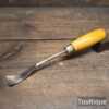 Large Vintage Asley Iles 1” Wide Woodcarving Spoon Gouge Chisel - Sharpened