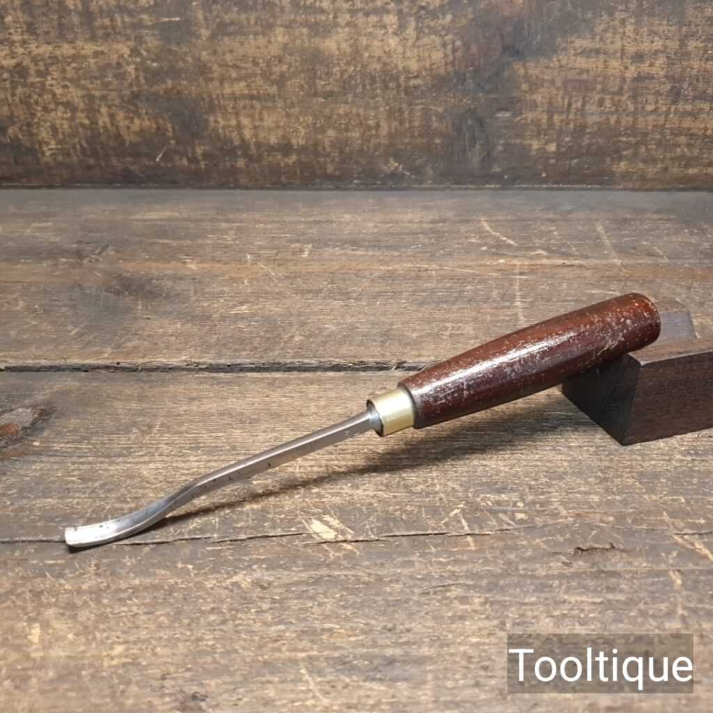 Vintage Ashley Iles 1/4” Wide No: 30 Woodcarving Spoon Gouge Chisel - Sharpened