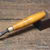 Vintage J.B Addis Curved Stem ½” Wide Woodcarving Gouge Chisel - Sharpened