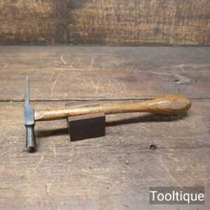 Vintage German Model Makers Pin Claw Hammer Bulbous Ash Handle- Refurbished