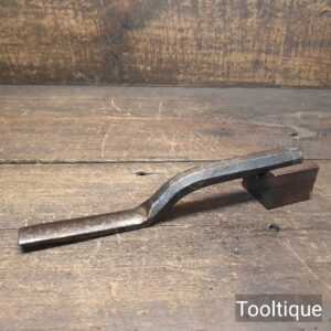 Vintage English Plumber’s Cast Steel Cranked Curved Yarning Tool Caulking Iron