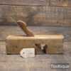 Vintage Marples 1” Beechwood Skew Iron Convex Rabbet Plane - Refurbished