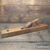 Unusual Antique 25 ½” Dutch Rounded Sole Jointer Plane - Refurbished to Use