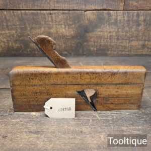 Vintage Marples 15/16” Beechwood Skew Iron Convex Rabbet Plane - Fully Refurbished