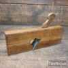 Vintage Marples 15/16” Beechwood Skew Iron Convex Rabbet Plane - Fully Refurbished