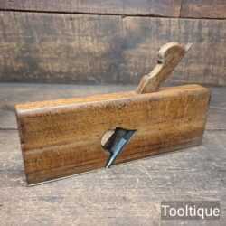 Vintage Marples 15/16” Beechwood Skew Iron Convex Rabbet Plane - Fully Refurbished