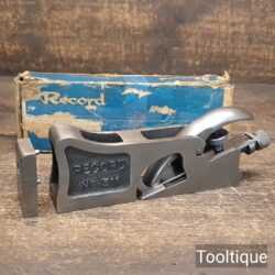 Vintage Boxed Record No: 311 Shoulder Bullnose & Chisel Plane - Refurbished