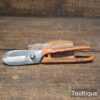 Vintage Footprint Sheffield 200mm Flat Tinsnips - Sharpened Ready To Use