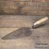 Vintage 10” Tapered Steel Bricklayers’ Trowel Beech Handle - Refurbished