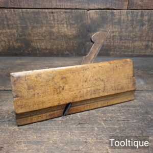 Vintage Beechwood Side Round Moulding Plane - Good Condition
