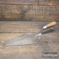 Vintage 10” Bricklayer's Trowel Beech Handle - Refurbished Ready To Use