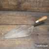 Vintage 10” Bricklayer's Trowel Beech Handle - Refurbished Ready To Use