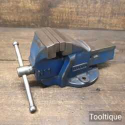 Vintage Record No: 1 Engineers Cast Steel Vice 3” Jaws - Refurbished For Use