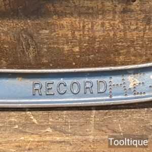 Vintage Record 8” Carpenters G Clamp Wing Nut Adjuster - Ready For Use