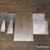 Vintage Selection of 6 No: Scrapers With Crisp Square Edges - Refurbished