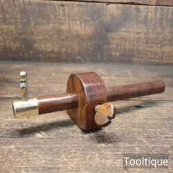 Vintage Rosewood & Brass Cutting Gauge - Refurbished Ready For Use