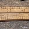 Vintage Rabone No: 1375 Boxwood & Brass 4-fold Imperial Rule - Good Condition