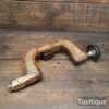 Antique S. Wilson Ipswich Beechwood & Brass Plated Carpenters Brace