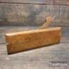Antique John Dryburgh Dundee (1837-54) Hollow Rounding Moulding Plane