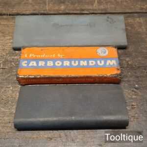 3 No: Various Sized Vintage Carborundum Slip Stones - Good Condition