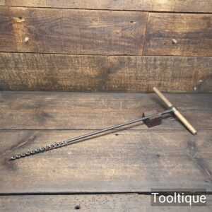 Vintage 11/32” Scotch Barrel Auger Bit & Handle - Sharpened Ready To Use Vintage 11/32” Scotch Barrel Auger Bit & Handle - Sharpened Ready To Use