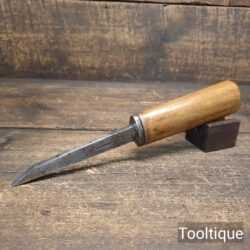Vintage 5/16” Mortice Pigsticker Chisel Beech Handle - Fully Refurbished