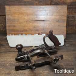 Antique Stanley USA No: 46 Skew Iron Plough Plane - Refurbished Ready To Use