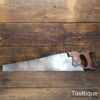 Vintage 21” Henry Disston USA Cross Cut Hand Saw 7 TPI - Fully Refurbished