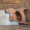 Vintage 21” Henry Disston USA Cross Cut Hand Saw 7 TPI - Fully Refurbished