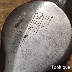 Vintage Stanley England 2lb Ball Pein Hammer - Refurbished For Use