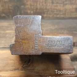 Vintage Uncommon Smith Norwich Astragal & Hollow Moulding Plane - Good Condition