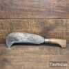 Vintage Bowdon Co. Sheffield Billhook with 7” Cutting Edge - Fully Refurbished