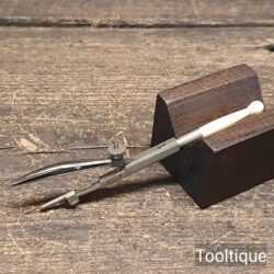 Interesting Vintage Pen Compass with Bone Handle - Good Condition