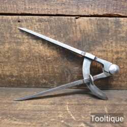 Antique Gleave Cast Steel 8 ½” Square Leg Wing Dividers - Refurbished