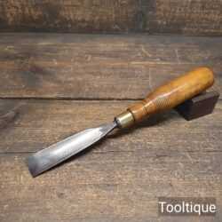 Vintage J.B Addis 1” Woodcarving Gouge Chisel - Sharpened Ready To Use