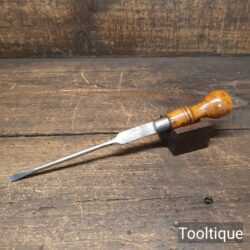 Vintage 11” I. Sorby Sheffield ¼” Flat End Screwdriver - Refurbished