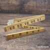 Vintage Rabone Boxwood & Brass No: 1167 Folding Rule - Good Condition
