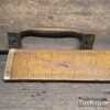 5 No: Vintage Solid Heavy Brass 4” Cabinet Handles - Good Condition