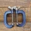 Vintage Pair of Record 3” Carpenters G Cramps - Refurbished Ready To Use
