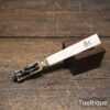Vintage Kitchenalia Knife Sharpening Wheel Tool with Ivorine & Brass Handle
