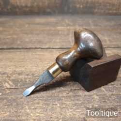 Vintage Coffin Makers Dumpy 4” Flat End Screwdriver - Refurbished