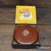 Vintage Boxed Chesterman 66ft Leather Bound Tape Measure - Good Condition