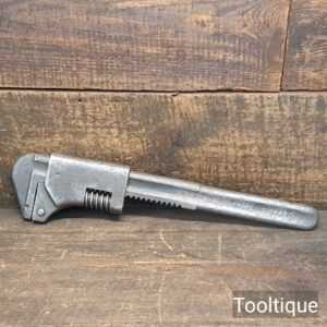 Vintage WW2 Snail Brand 15” Ministry F Wrench Stamped 1943 Broad Arrow Vintage WW2 Snail Brand 15” Ministry F Wrench Stamped 1943 Broad Arrow