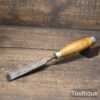 Vintage Robert Sorby 7/8” Firmer Chisel Boxwood Handle - Refurbished